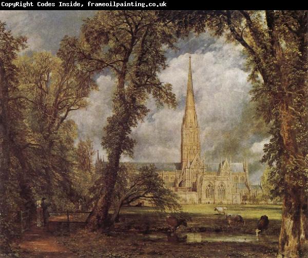 John Constable Salisbury Cathedral from the Bishop-s Grounds